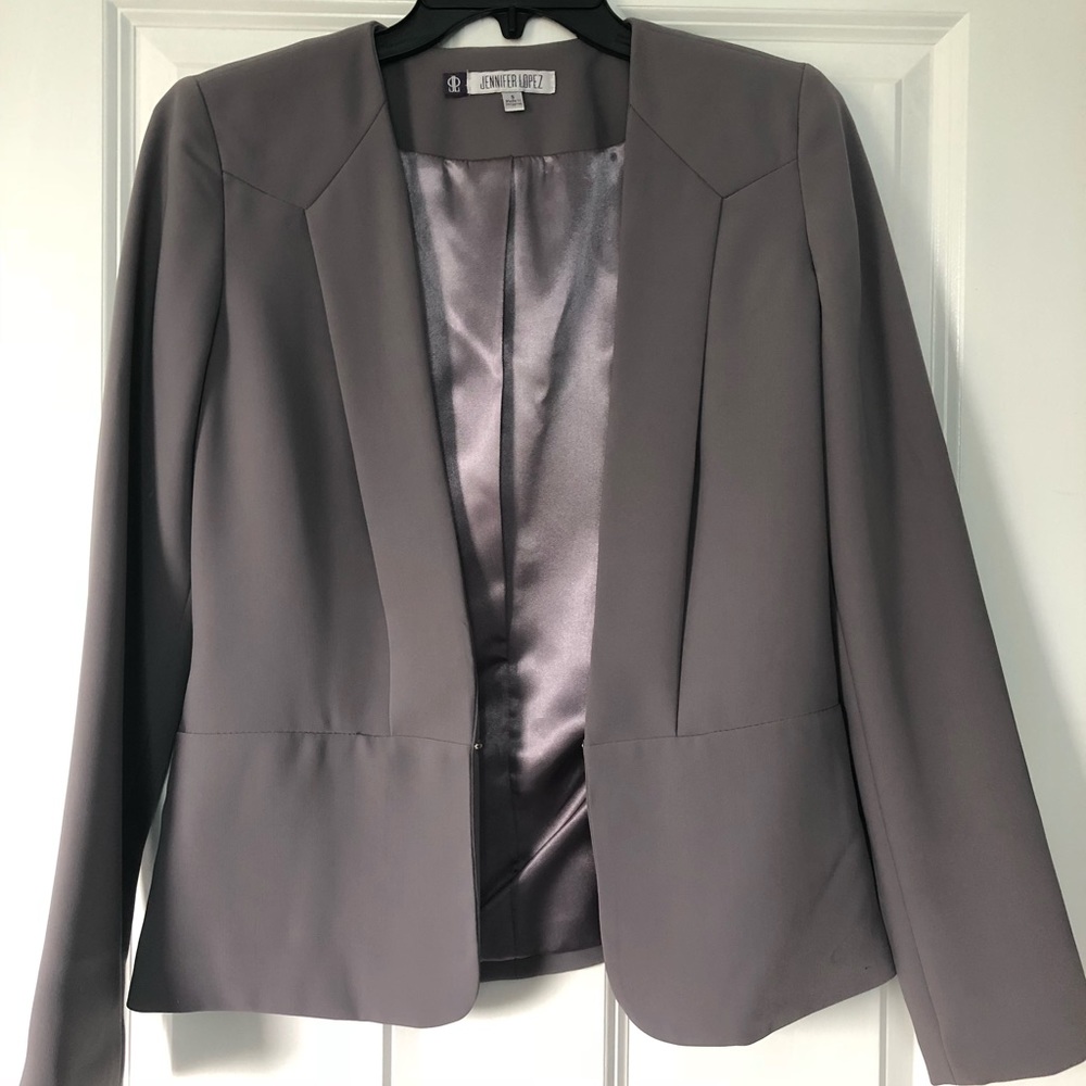 Jennifer Lopez Gray Blazer